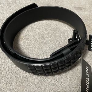 Hot Topic Black Studded Belt Size S